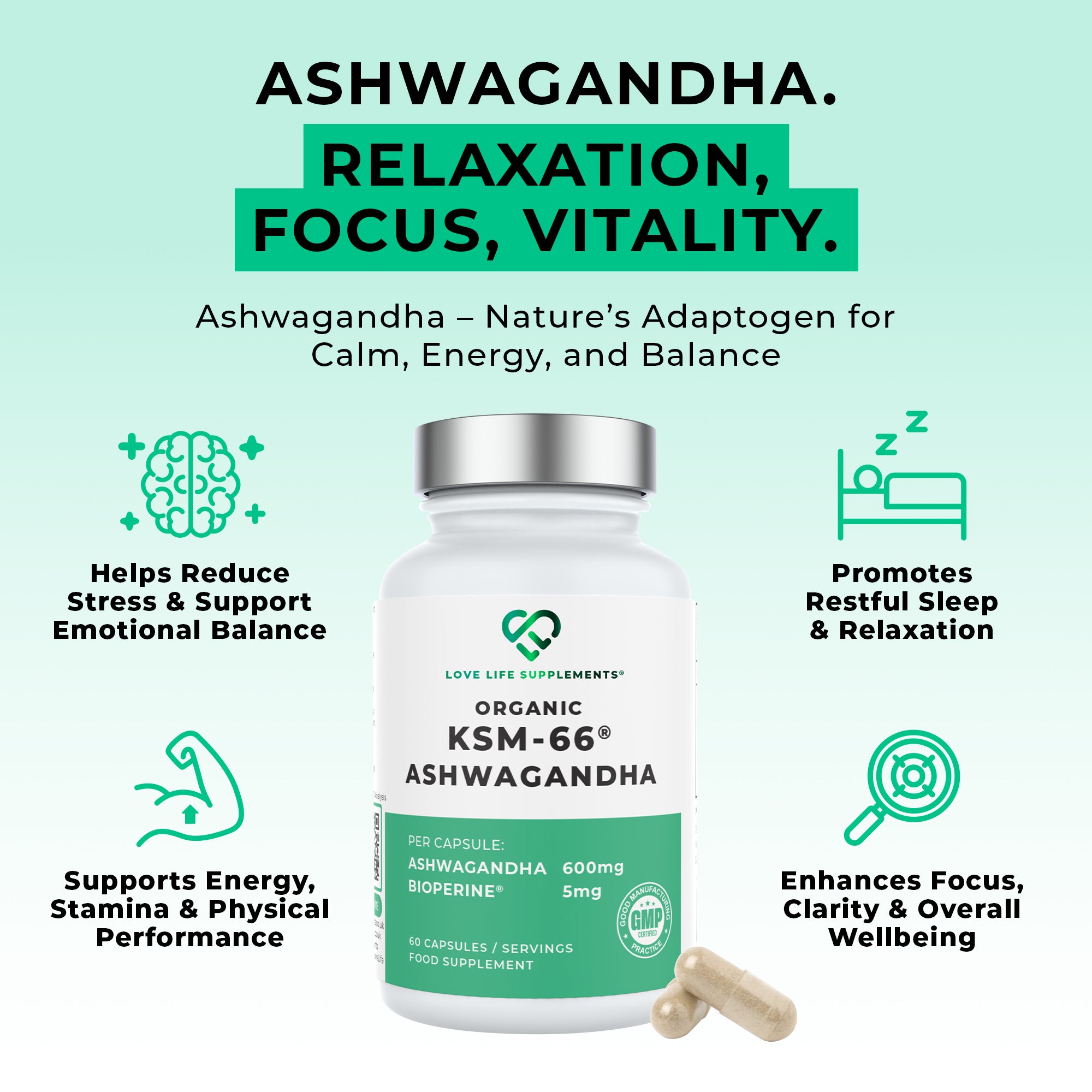 Organic KSM-66® Ashwagandha