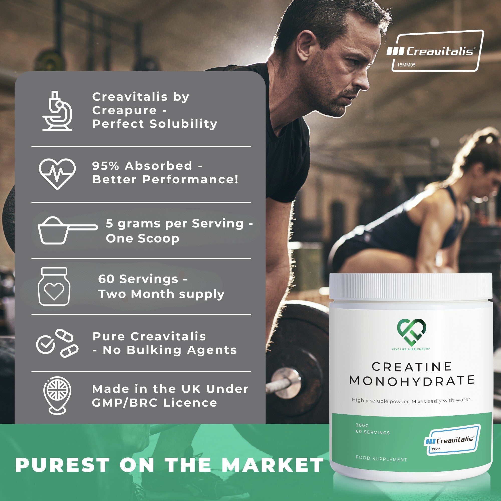Creavitalis® Creatine Monohydrate Powder