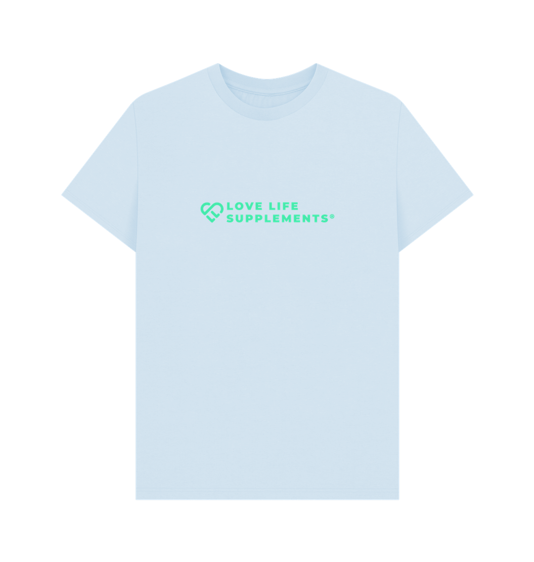 Sky Blue Printed T-shirt