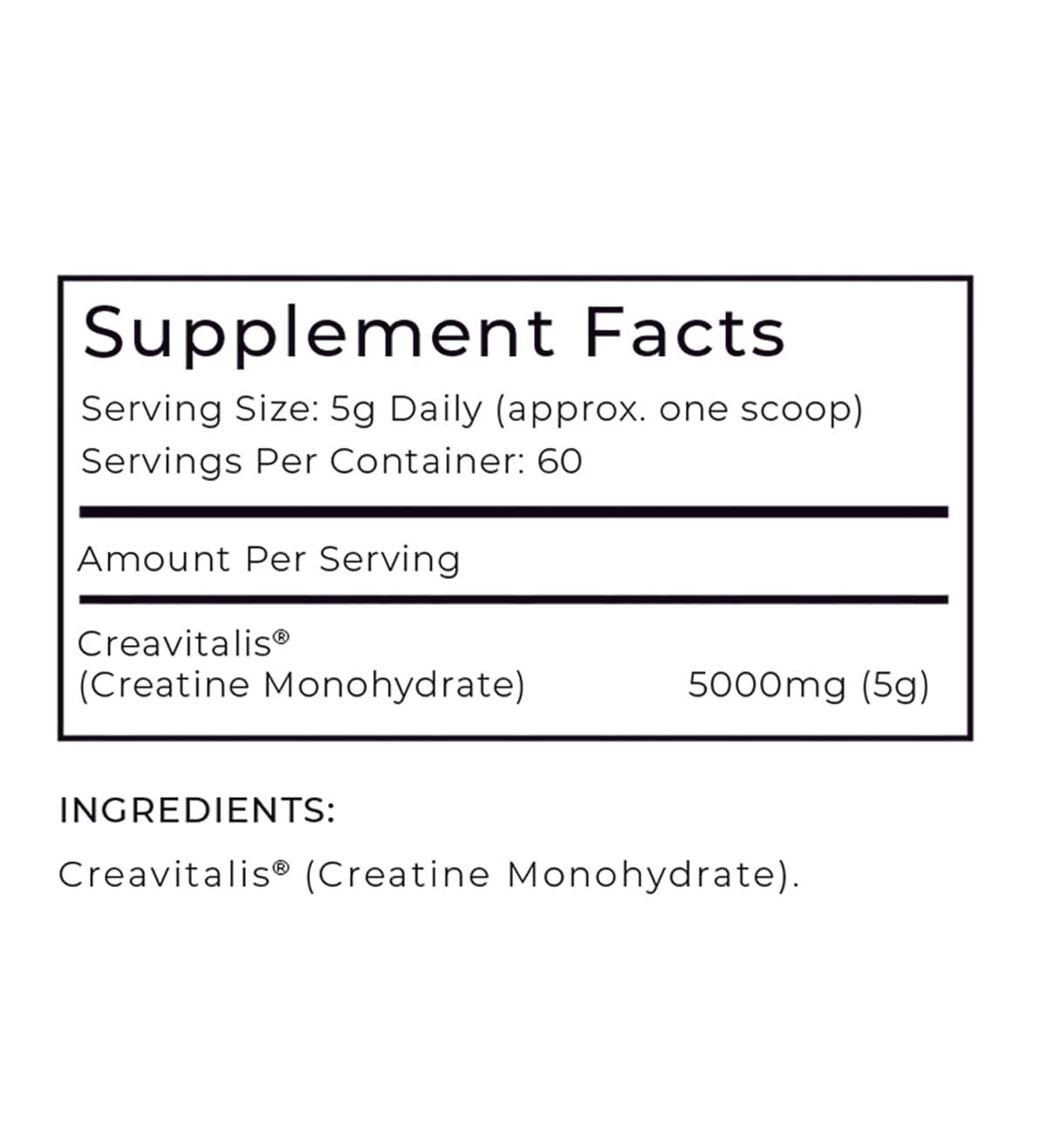 Creavitalis® Creatine Monohydrate Powder