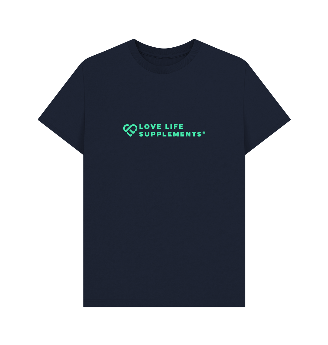 Navy Blue Printed T-shirt