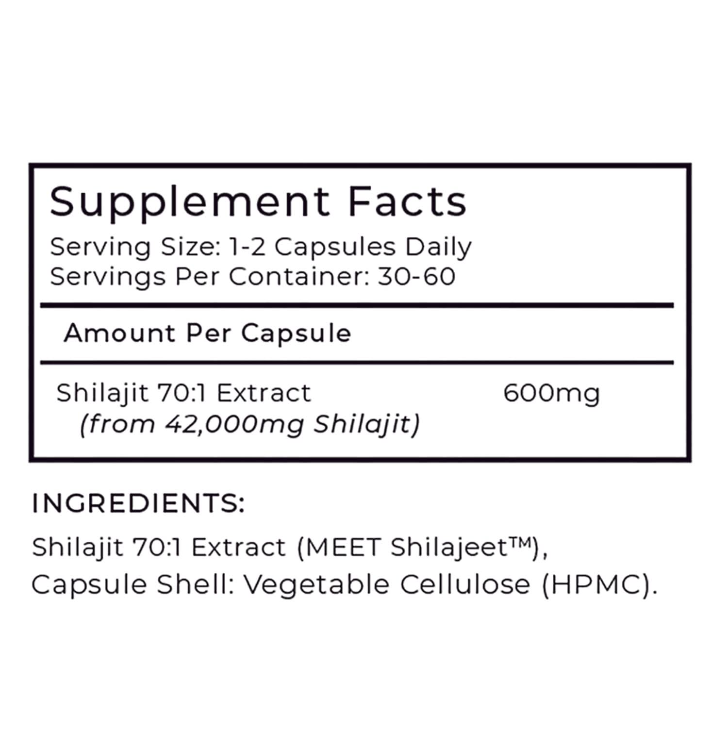 Shilajit Capsules