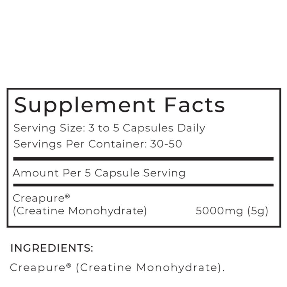 Creapure® Creatine Monohydrate Capsules