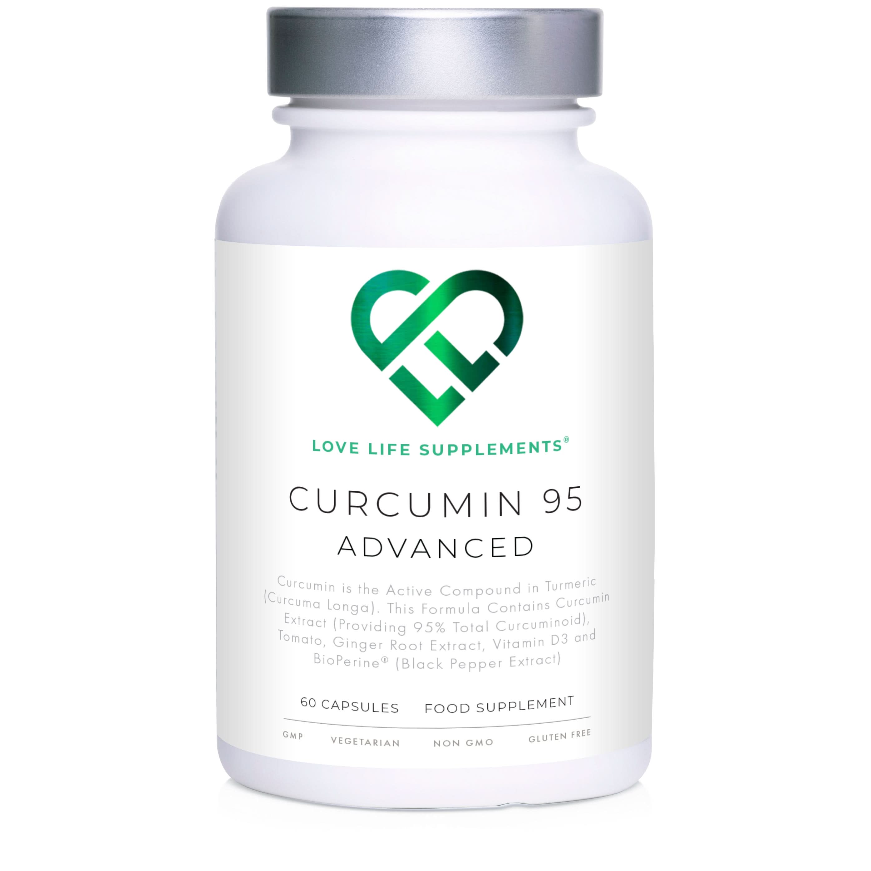 Maple Lifesciences Curcumin 95% Turmeric Root Extract – High Potency Antioxidant Capsules