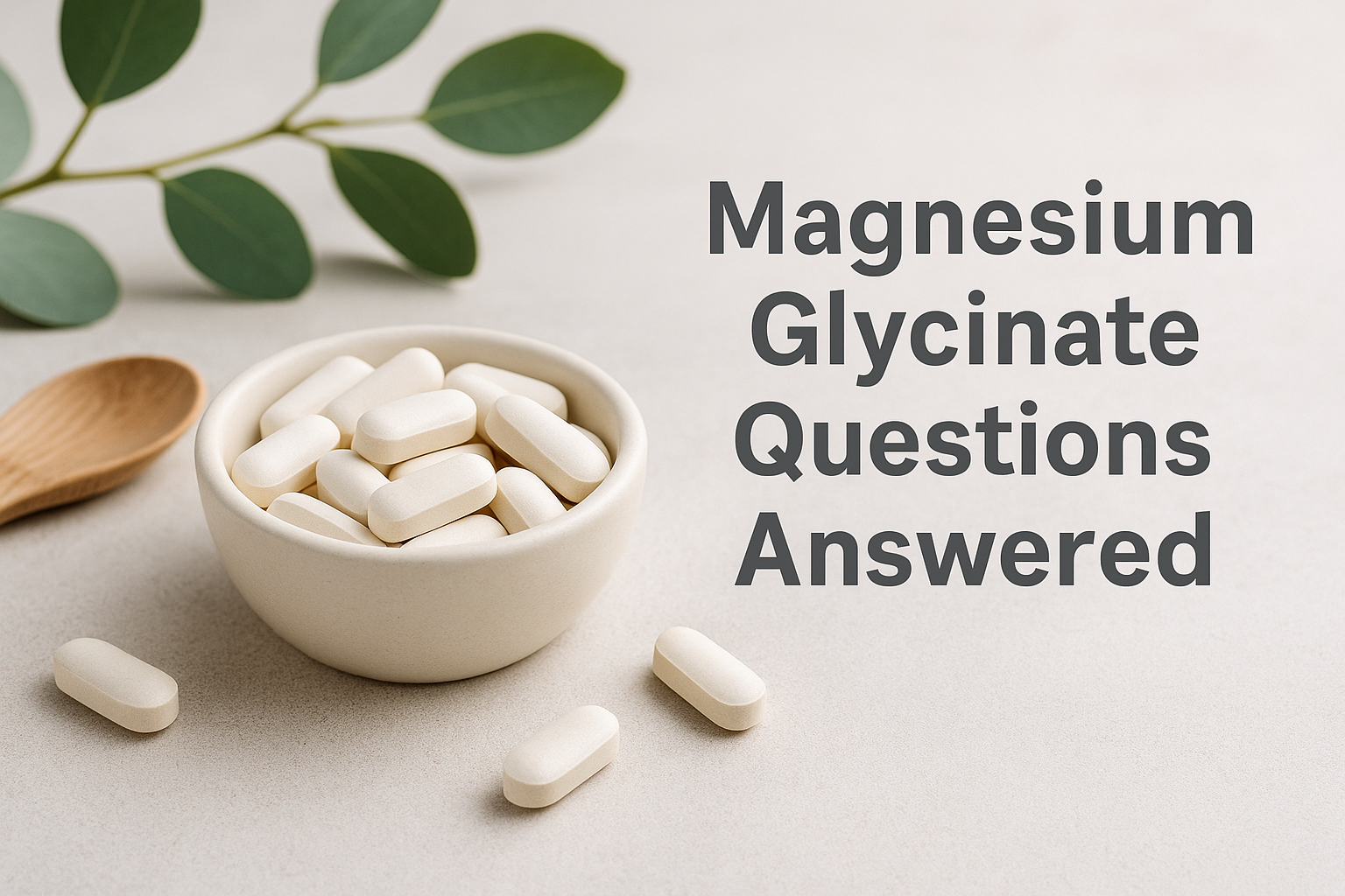 Magnesium Glycinate Questions Answered | Sleep, Dosage & Safety