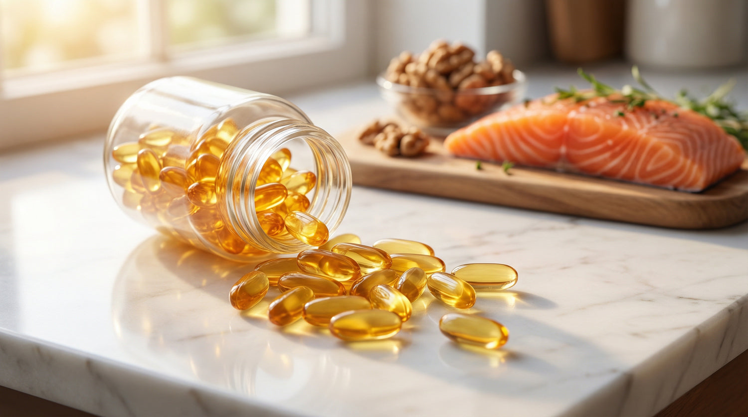 Supplement Industry Daily Briefing March 11 2026 - omega-3 fish oil capsules with salmon and walnuts