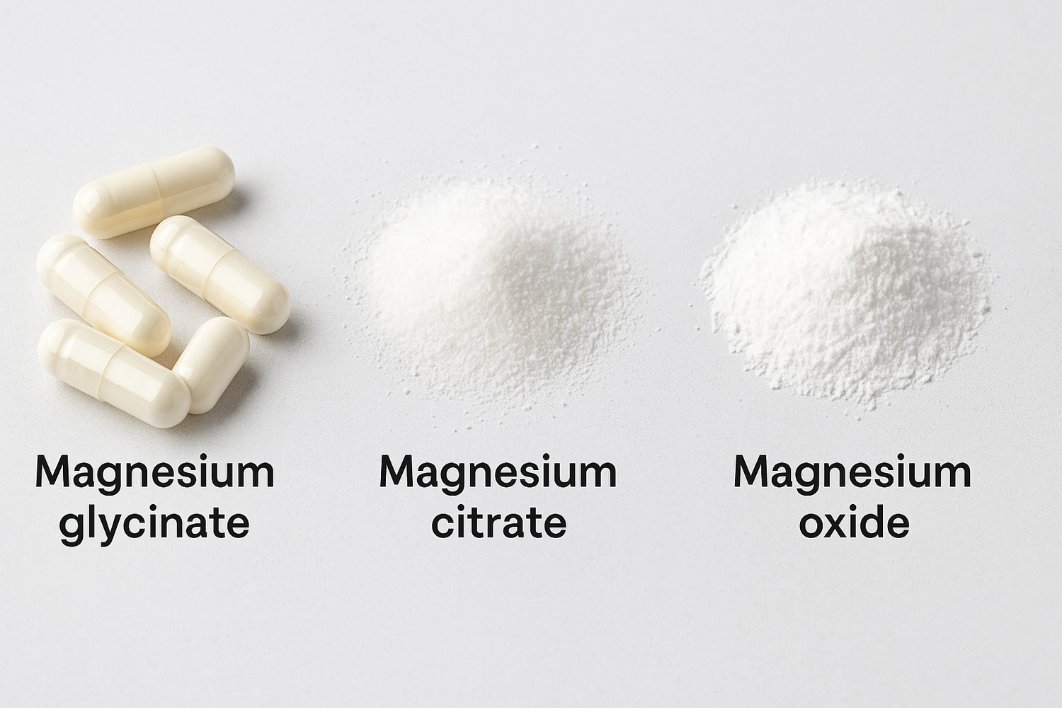 Magnesium Glycinate vs Citrate vs Oxide: Which Is Best for Absorption?