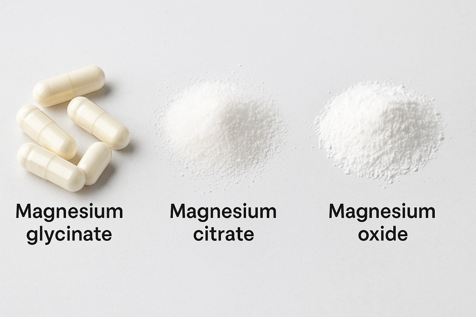 Magnesium Glycinate vs Citrate vs Oxide: Which Is Best for Absorption?