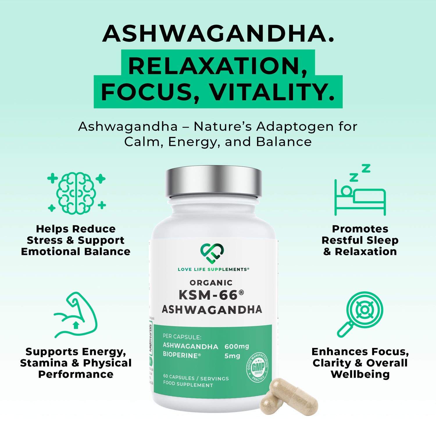 Organic KSM-66® Ashwagandha