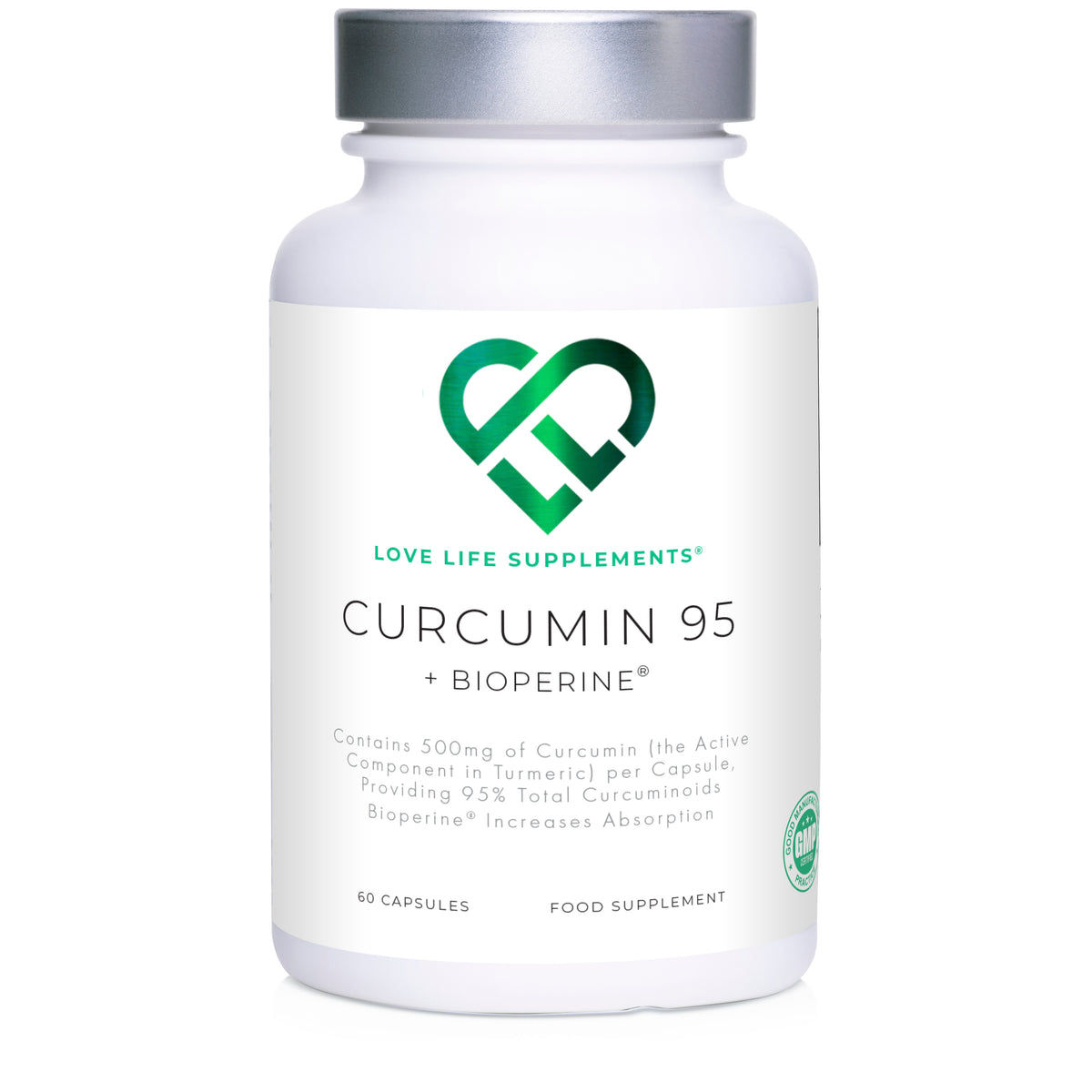 Curcumin 95 with Bioperine® capsules – Love Life Supplements