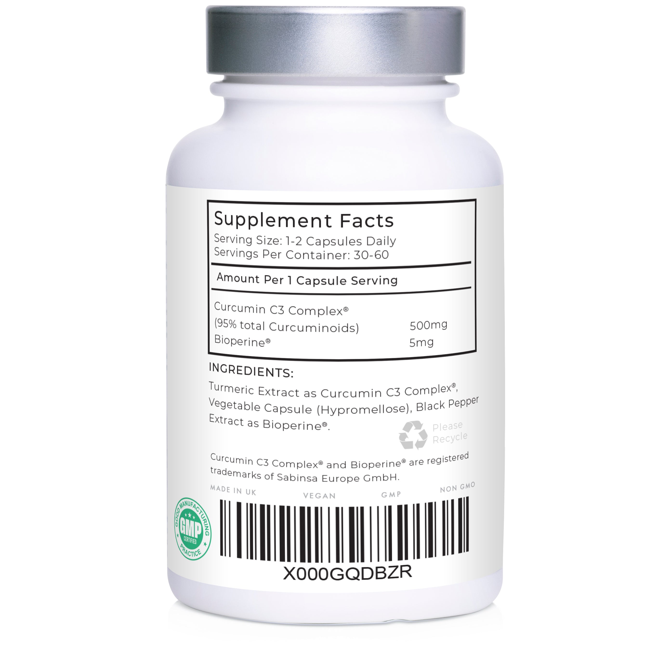 Curcumin 95 + Bioperine<sup>®</sup>