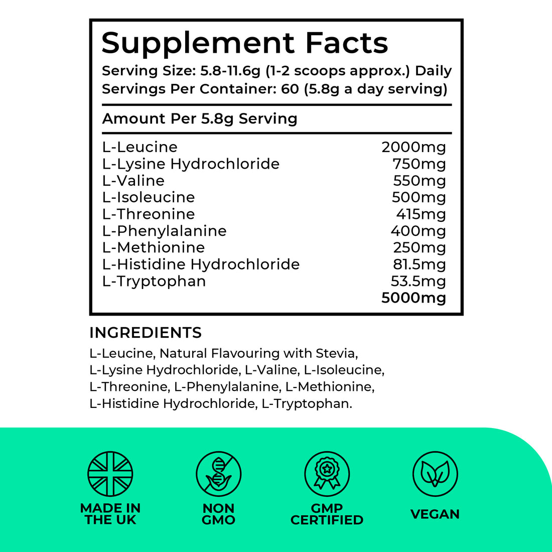 Essential Amino Acids (EAA Powder)