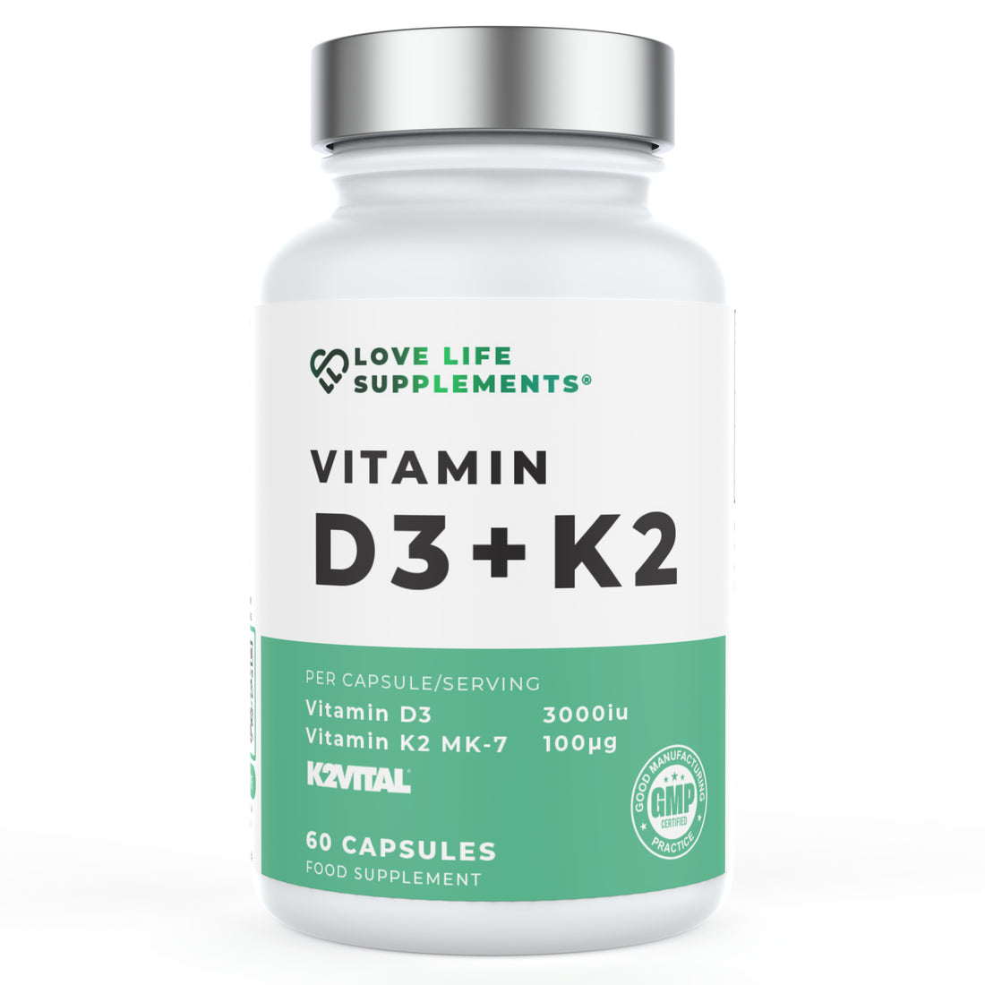Vitamin D3 + K2 (K2Vital)