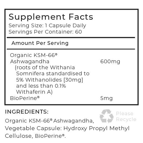 Organic KSM-66® Ashwagandha