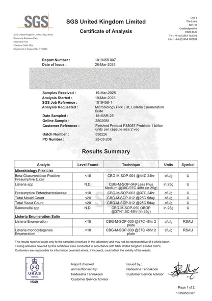 Multispore Probiotic