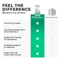 Love Life Supplements vitamin D3+K2 bottle with features listed on a white background
