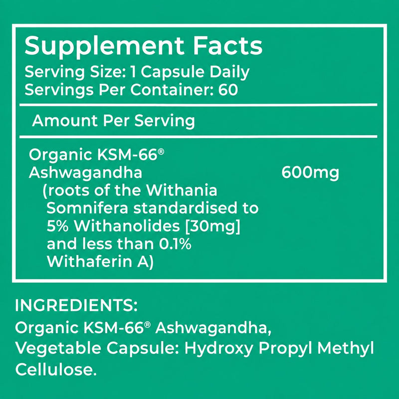 Organic KSM-66® Ashwagandha