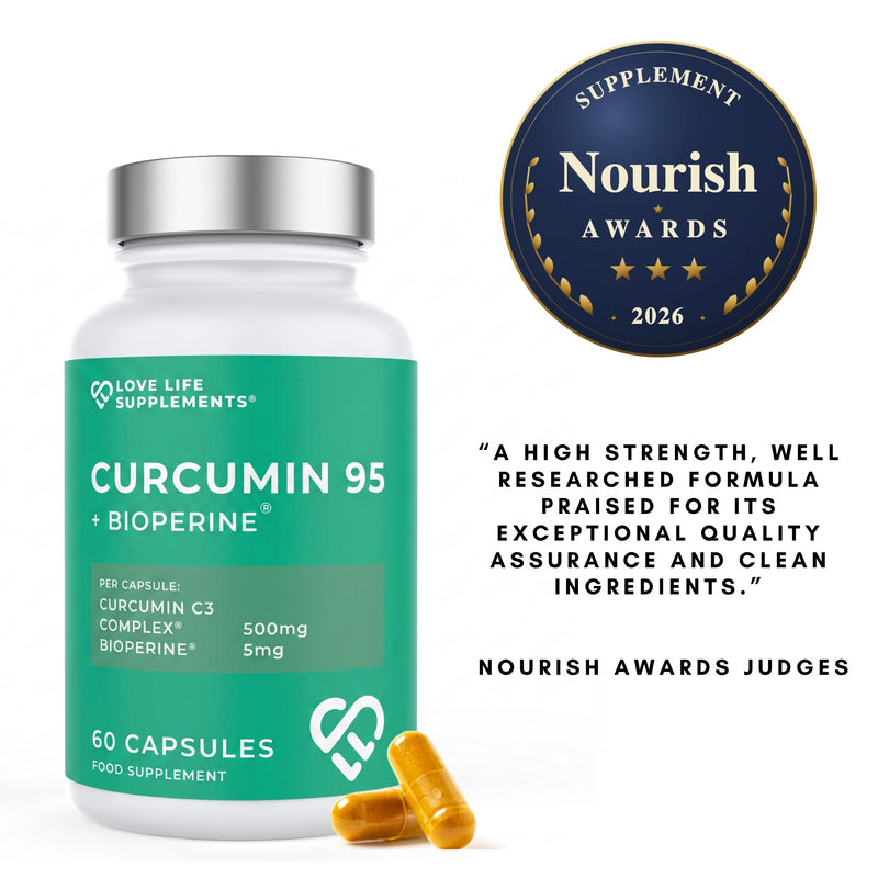 Curcumin 95 + Bioperine® - Nourish Awards 2026 winner, judges' quote