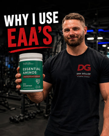 @dangollopfitnesscoach with Essential Amino Acids (EAAs) - Chocolate Salt