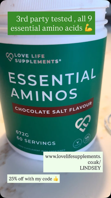 @lindseymcd1 with Essential Amino Acids (EAAs) - Chocolate Salt