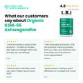 Customer reviews of Organic KSM-66® Ashwagandha