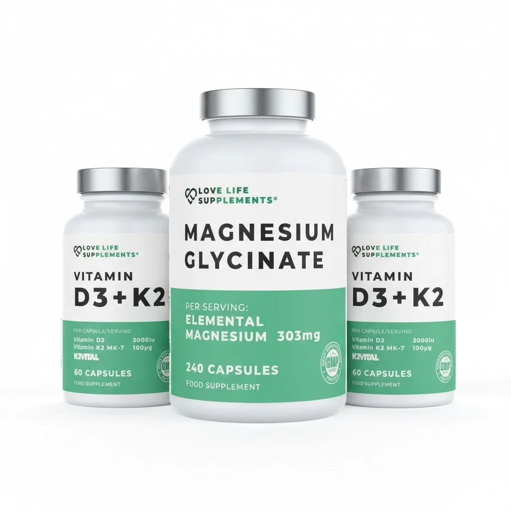 Magnesium Glycinate + Vitamin D3/K2