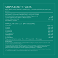 The Protein Glass supplement facts: collagen and chocolate EAAs