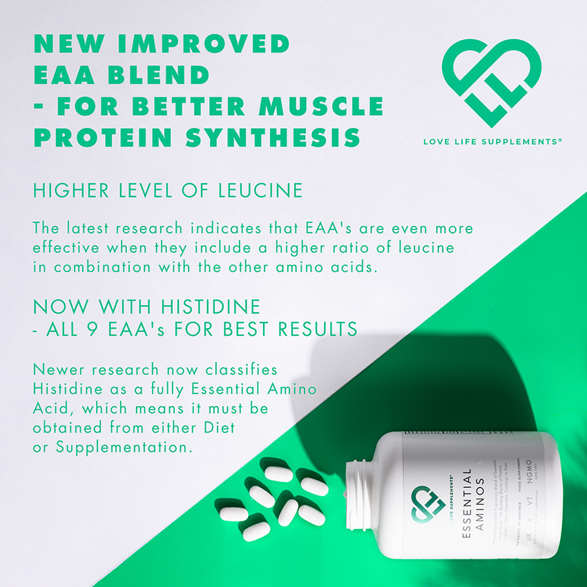 Shop essential amino acids tablets Love Life Supplements