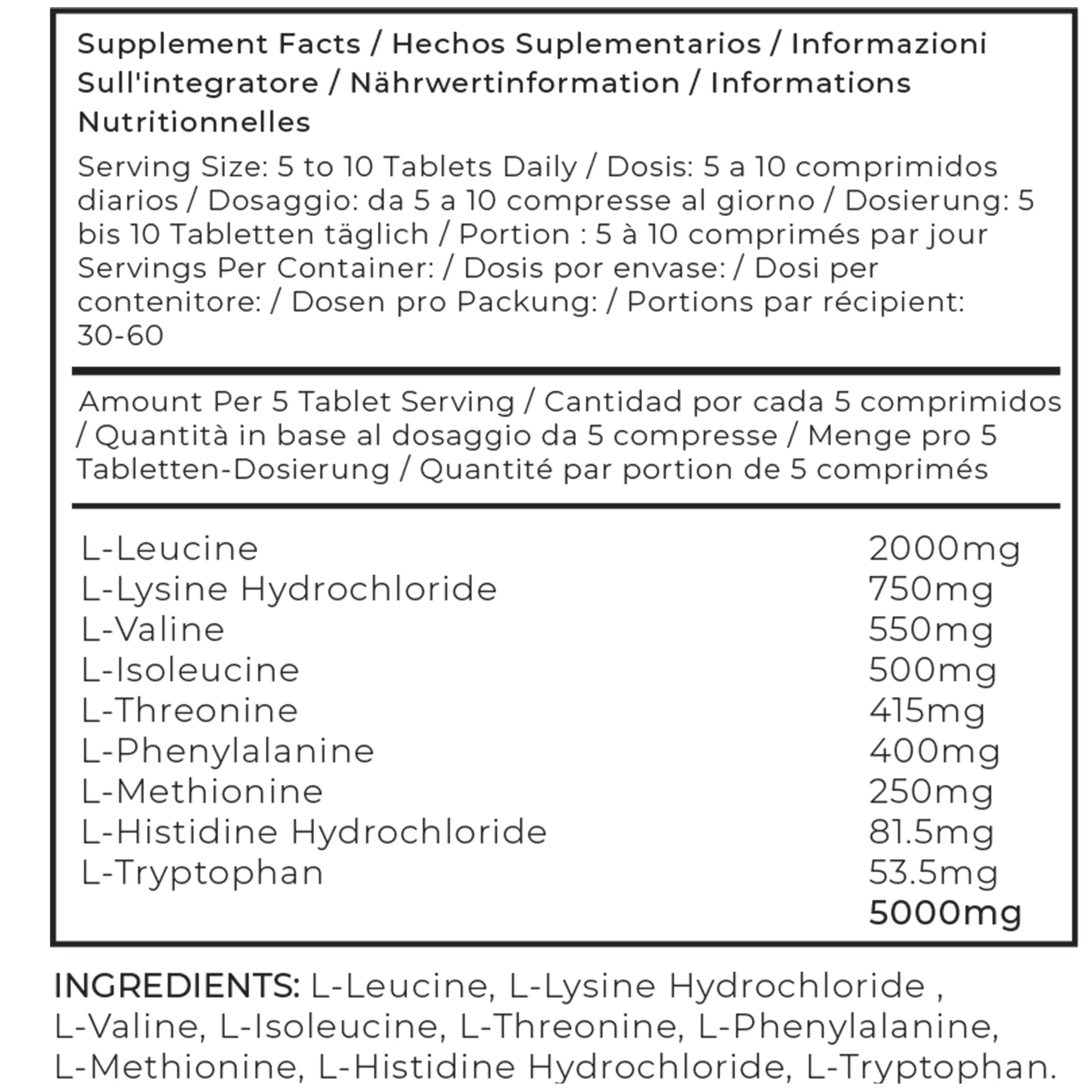 Essential Amino Acids (EAAs)